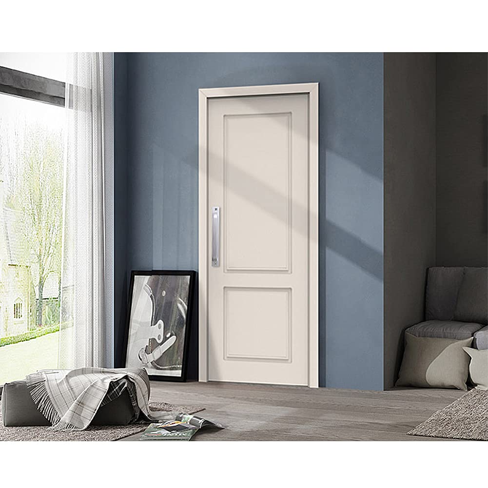 Stainless Steel Sliding Door Handle for Kitchen Cabinets, Wardrobes & Closets - Durable Push Pull Hardware for Smooth Operation - Perfect for Modern Home & Office Furniture Installation
