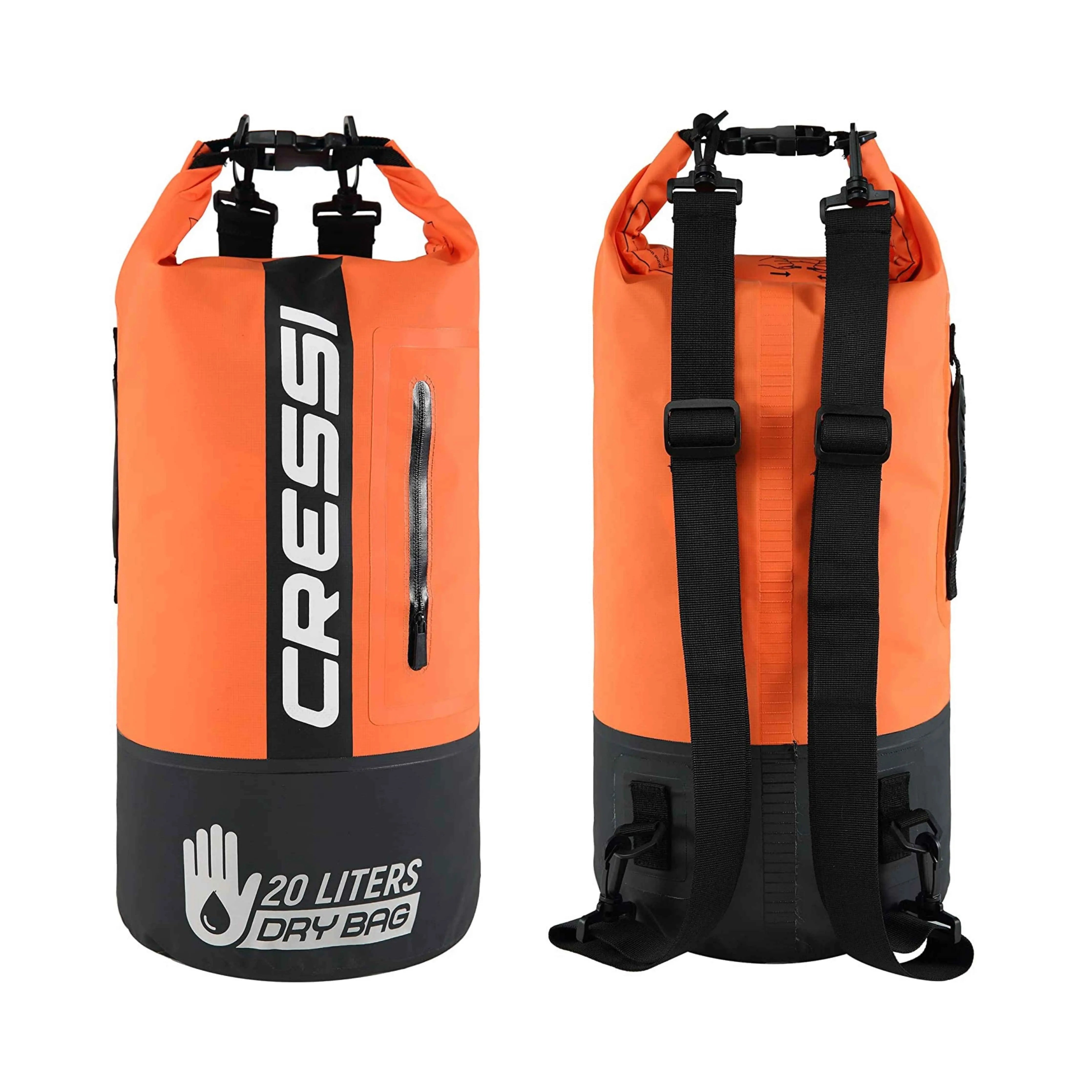 Black/Orange