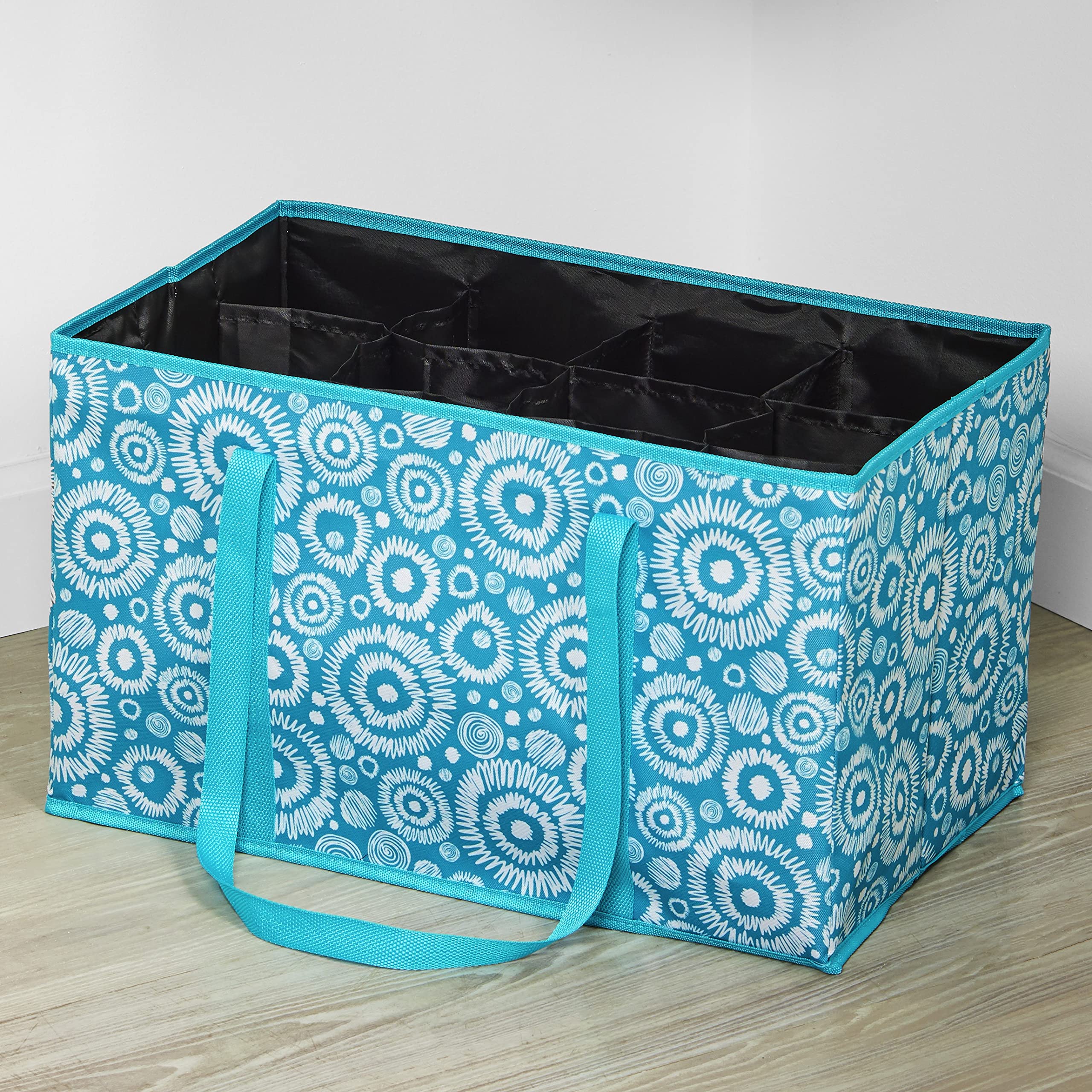 Stackable Shoe Storage Bins with Circles - Organize Closet, Entryway & Under Bed | Space-Saving Shoe Organizer for Home & Office