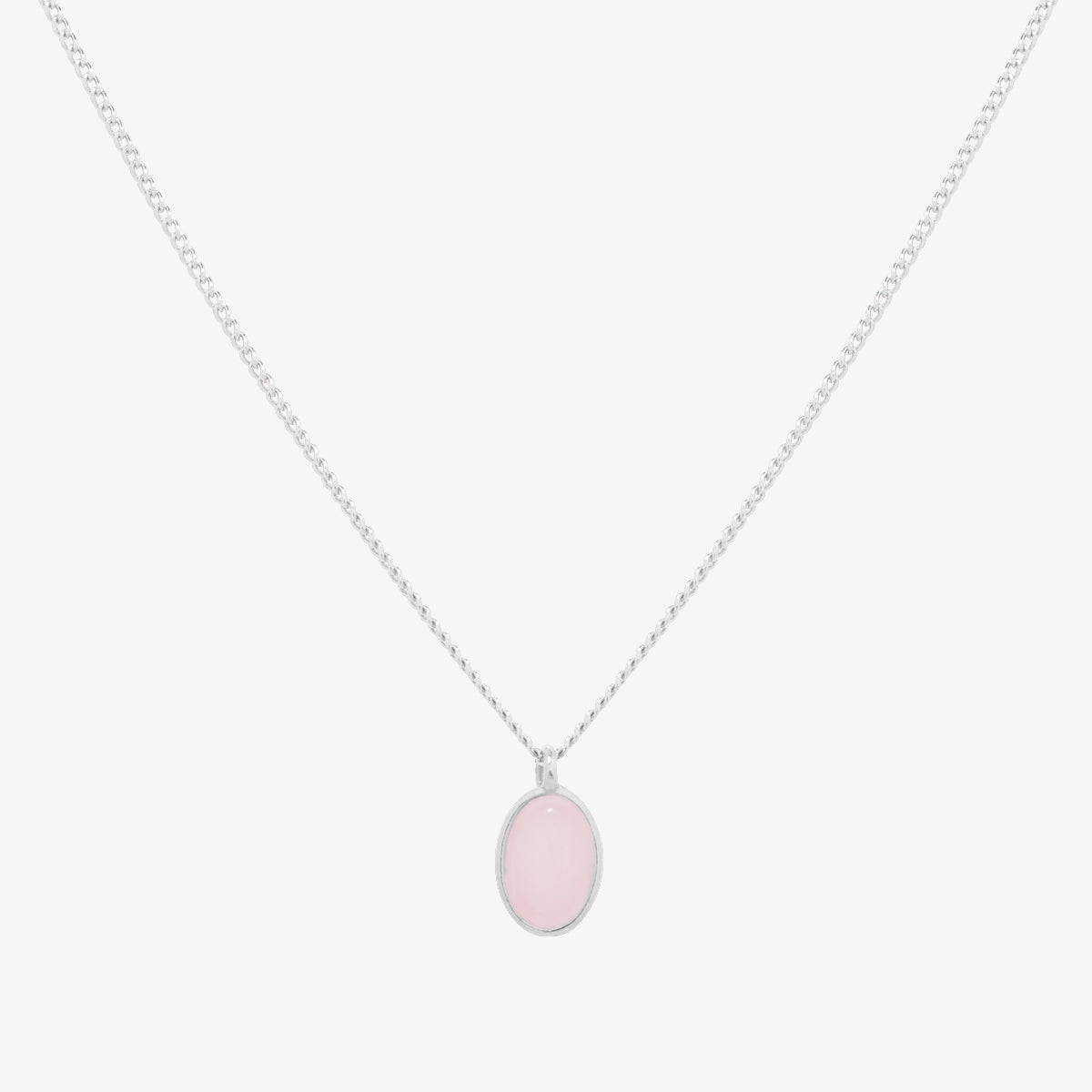 Natural Gemstone Oval Pendant Necklace for Women - Elegant Handmade Jewelry Gift for Birthday, Anniversary & Special Occasions