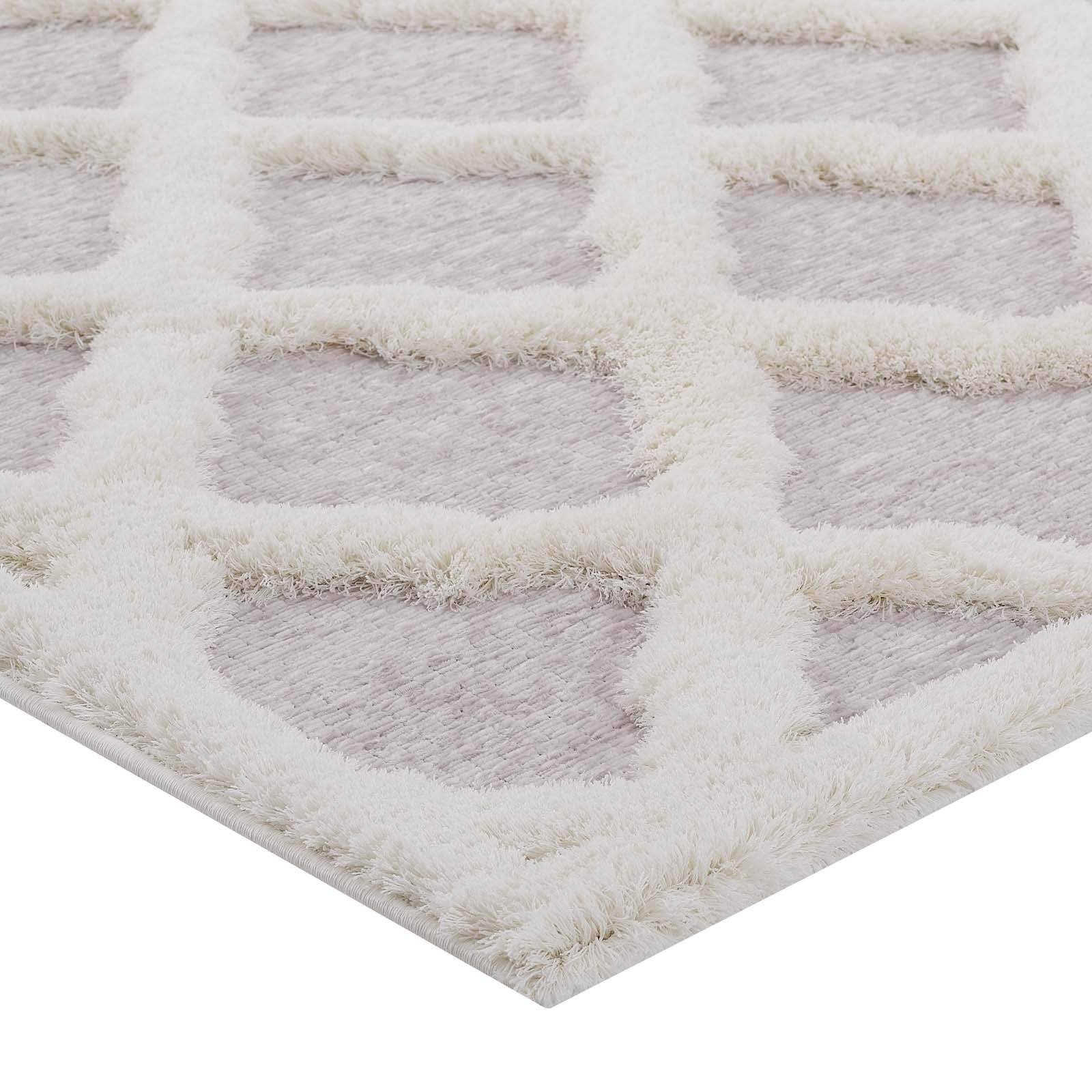 Modern Contemporary Urban Living Area Rug - Soft Fabric Floor Carpet for Lounge & Living Room - Multi-Tone Gray Home Decor (Perfect for Apartments, Dorms & Cozy Spaces)