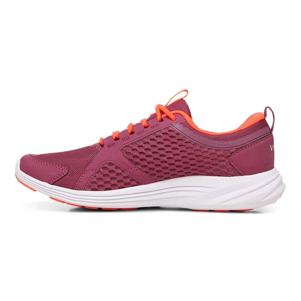 Vionic Women's Agile Ingrid Lace-up Sneakers - Orthotic Arch Support Walking Shoes for Women with Three-Zone Comfort Technology | Perfect for Daily Walking, Travel & Workout Support