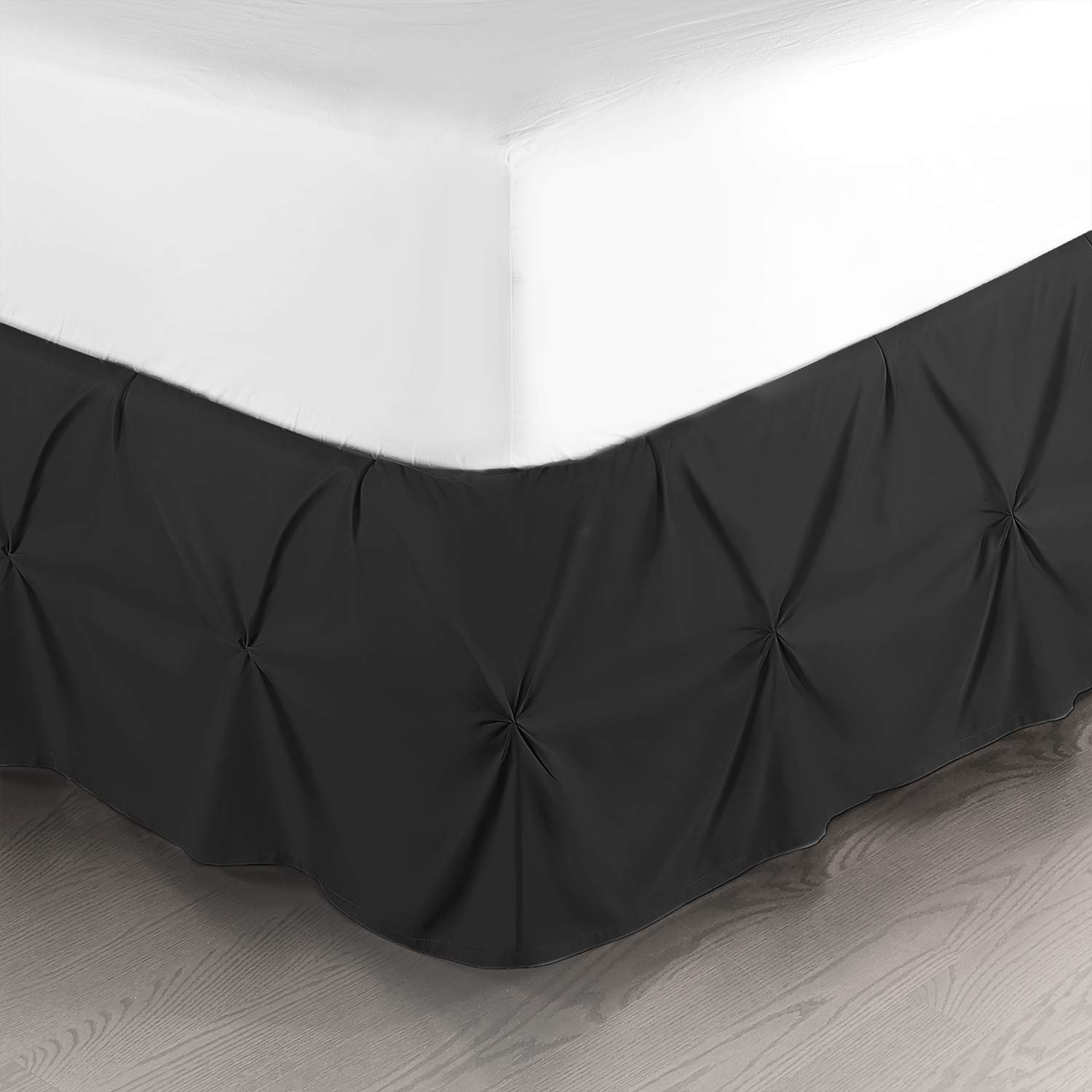 Premium Black Full Size Bed Skirt - 14