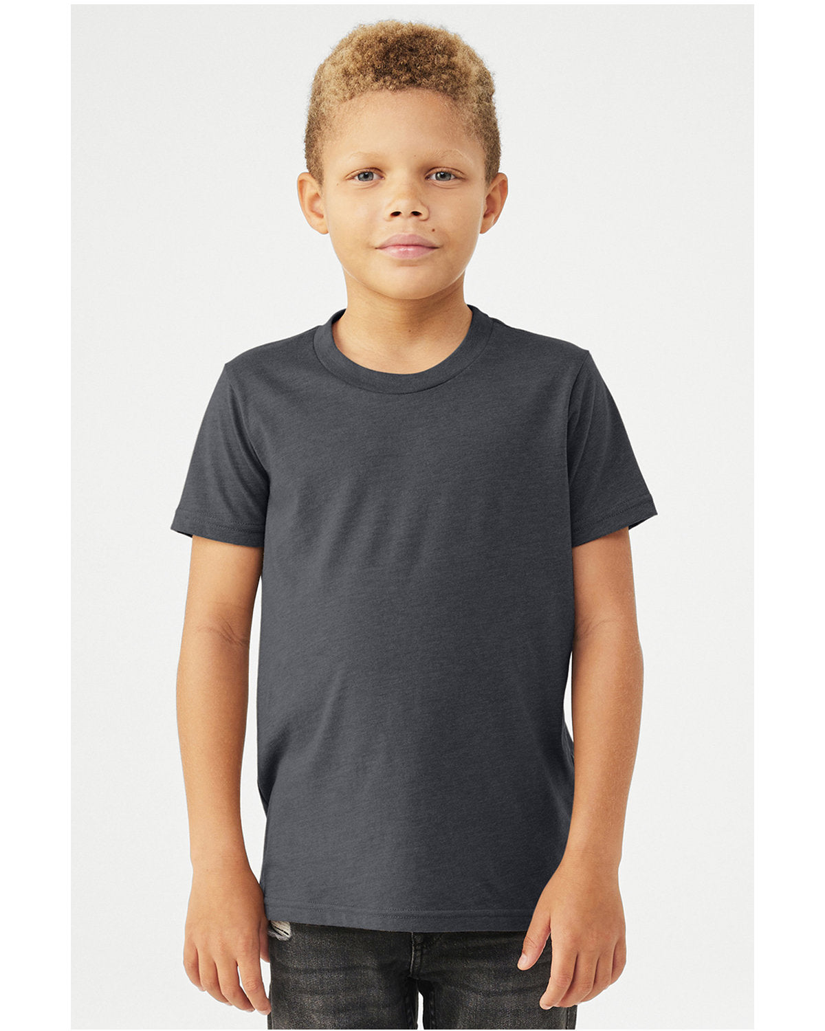 Bella + Canvas 3001YCV Youth CVC Jersey T-Shirt - Soft Comfortable Short Sleeve Tee for Kids - Perfect for School, Play & Everyday Wear