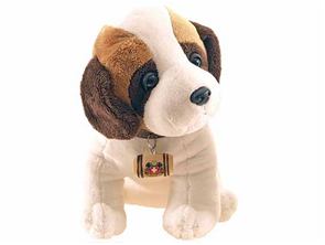 Adorable St. Bernard Plush Toy - Soft & Cuddly Small Dog Stuffed Animal for Kids, Gift & Nursery Decor | Perfect for Cuddling, Gifts & Themed Bedrooms