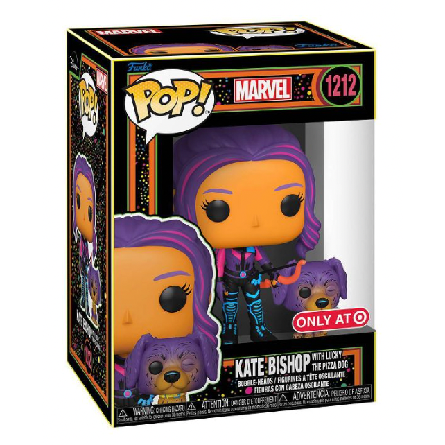 Marvel Hawkeye Kate Bishop & Lucky the Pizza Dog Action Figure Set - Collectible Toys for Marvel Fans, Gift for Kids & Adults - Perfect for Display, Play, and Cosplay