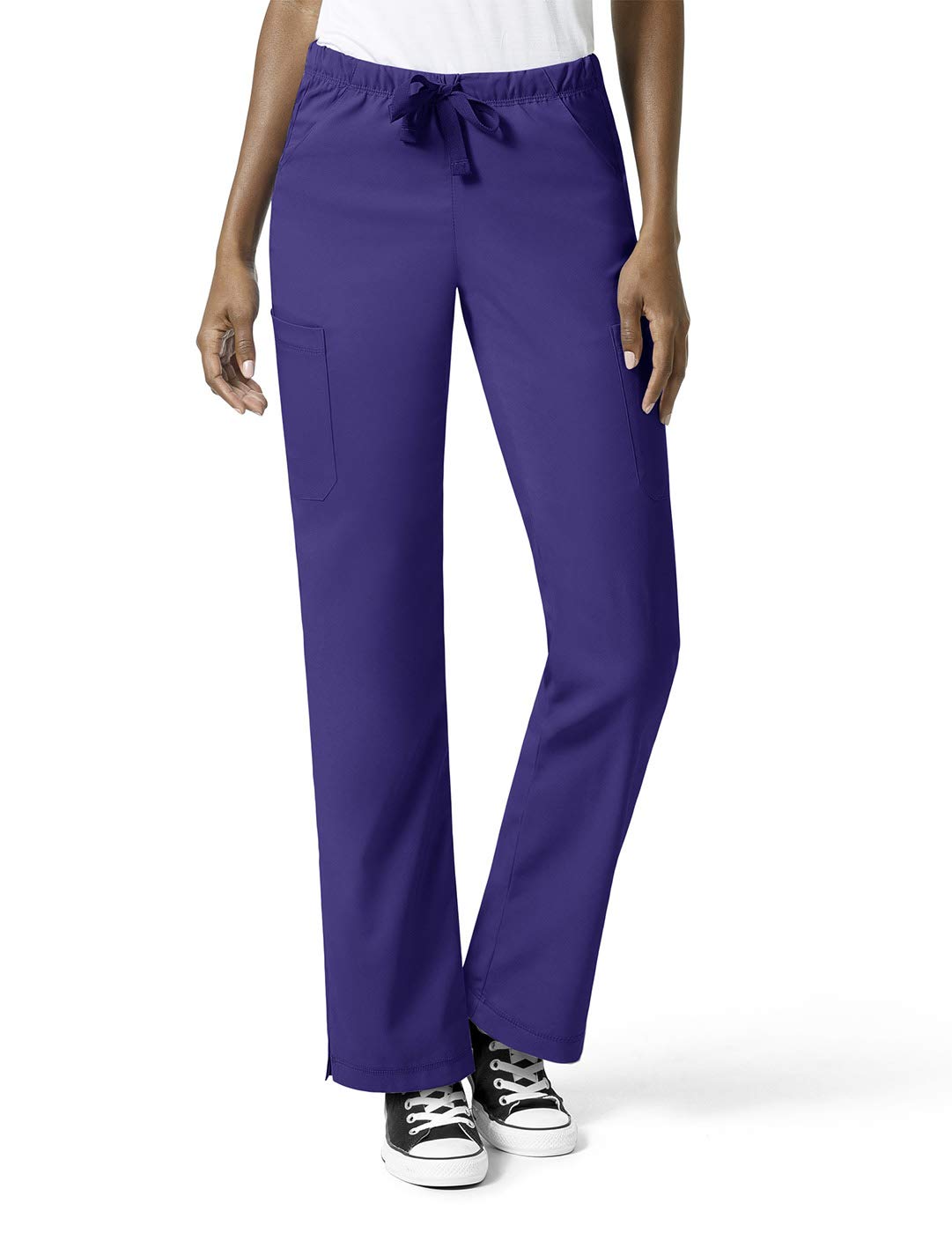 WonderWink Women's Comfort Stretch Straight Leg Scrub Pants - Soft Medical Uniform for Nurses, Doctors & Healthcare Professionals - Perfect for Hospital Shifts & Clinical Work