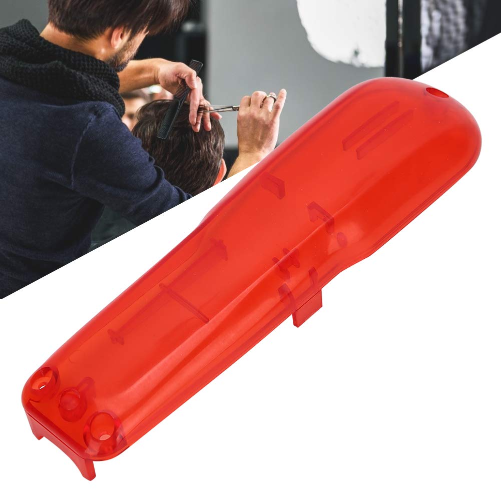Electric Hair Clipper Cover - Stable Replacement Cover for Barber Shop Clippers, Eco-Friendly Transparent Red Haircut Accessory | Perfect for Professional Salons & Home Hair Cutting