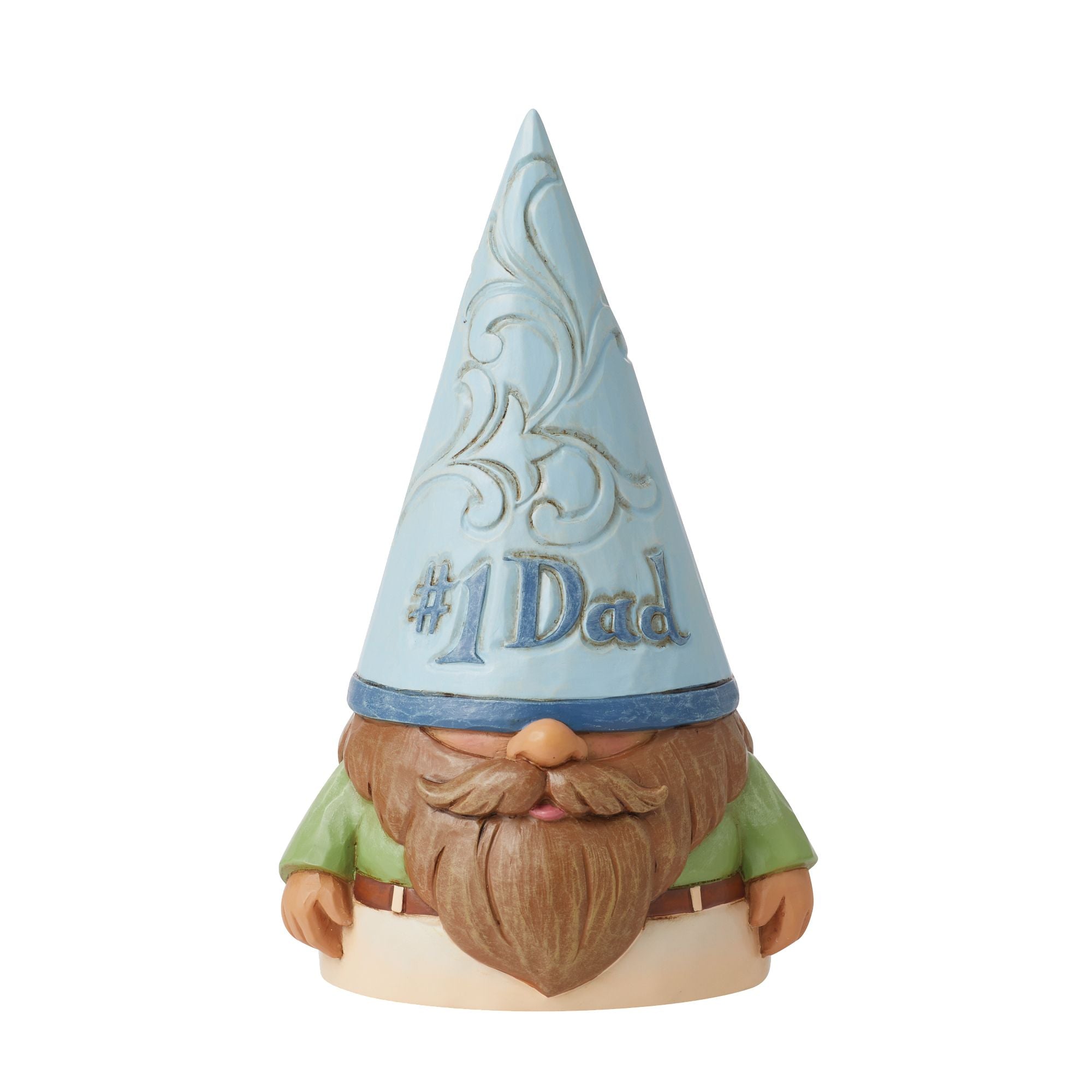 JS HWC Fig #1 Dad Gnome - Handmade Garden Decor for Father's Day, Outdoor & Indoor Home Decor - Perfect for Patio, Lawn, and Living Room