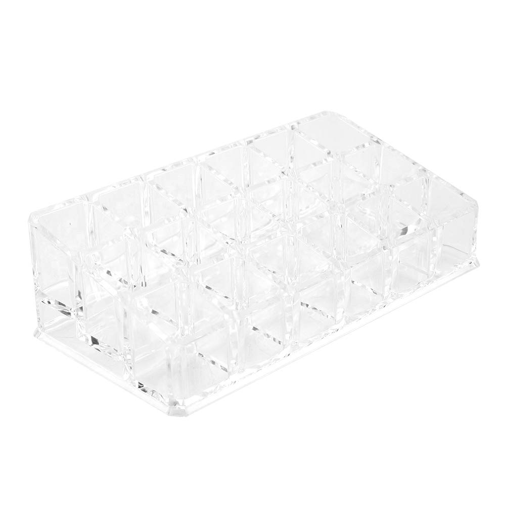 Clear Acrylic Storage Box - Portable Desktop Organizer for Makeup, Lipstick & Cosmetics - Large Capacity Transparent Container - Perfect for Vanity, Bathroom & Travel Organization