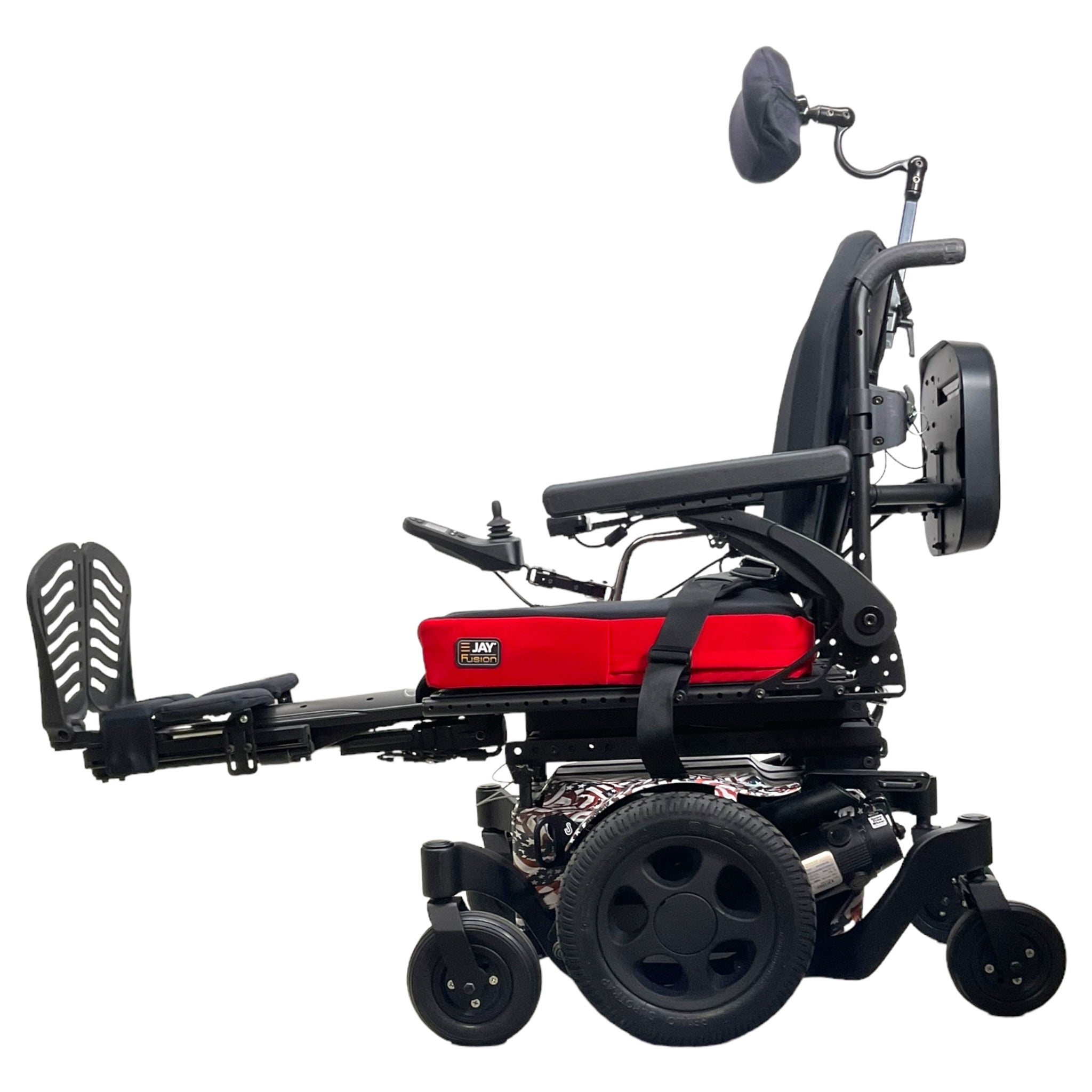 Sunrise Medical Quickie Pulse 6 Power Wheelchair - 18 x 19 Inch Seat with Tilt & Power Extending Legs - Lightweight Mobility Scooter for Indoor & Outdoor Use - Ideal for Home, Shopping, and Travel