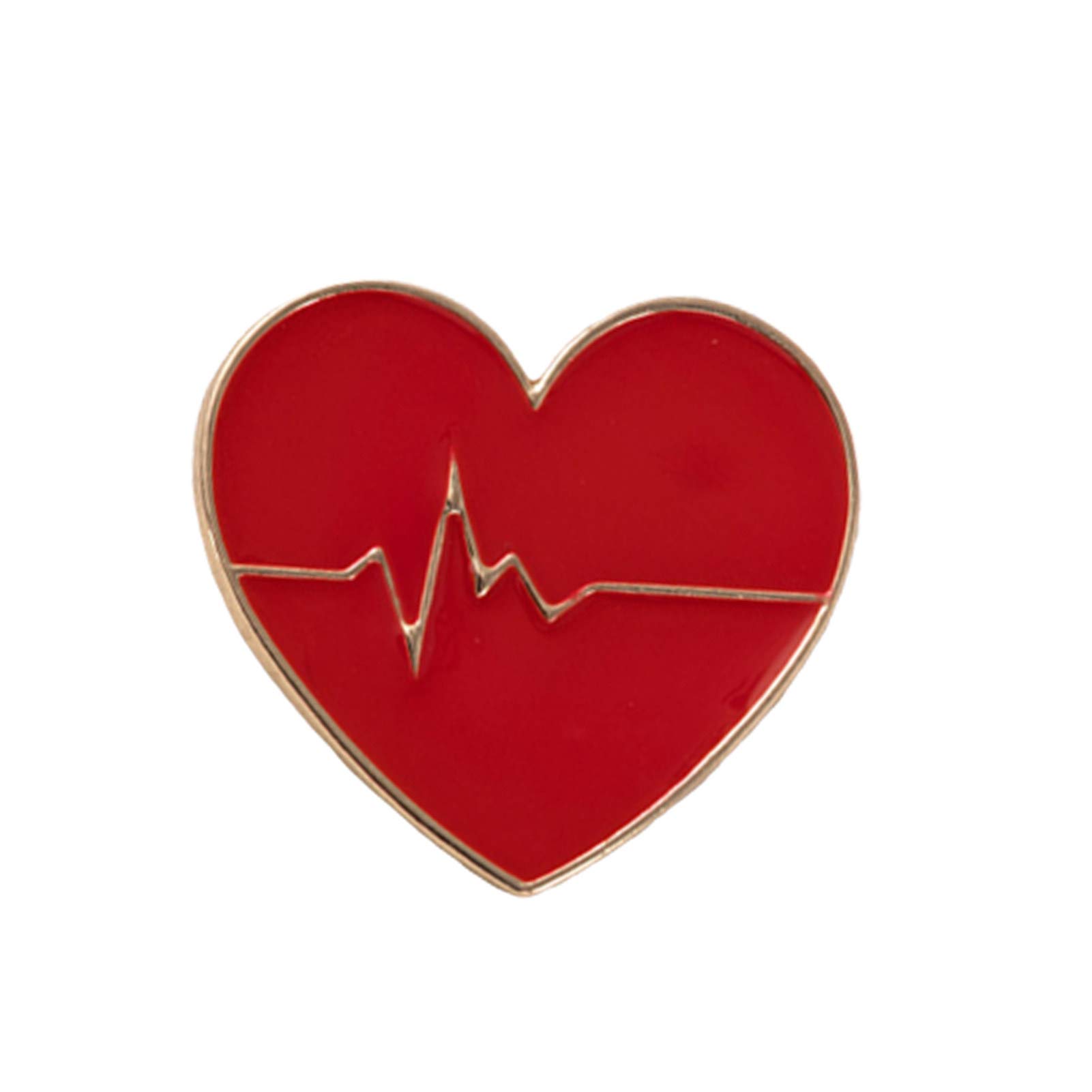 Cute Cartoon Heart Brooch Pin for Women & Men - Fashion Accessory for Clothes, Bags, Hats & Jackets - Perfect for Valentine's Day, Weddings & Gift Giving