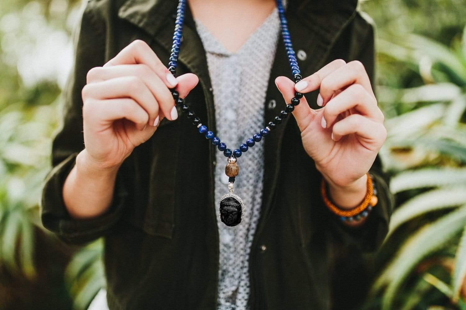 108 Bead Insightful Healing Mala Prayer Necklace - Buddhist Meditation Beads for Stress Relief, Mindfulness & Spiritual Growth | Perfect for Yoga, Meditation & Daily Affirmations