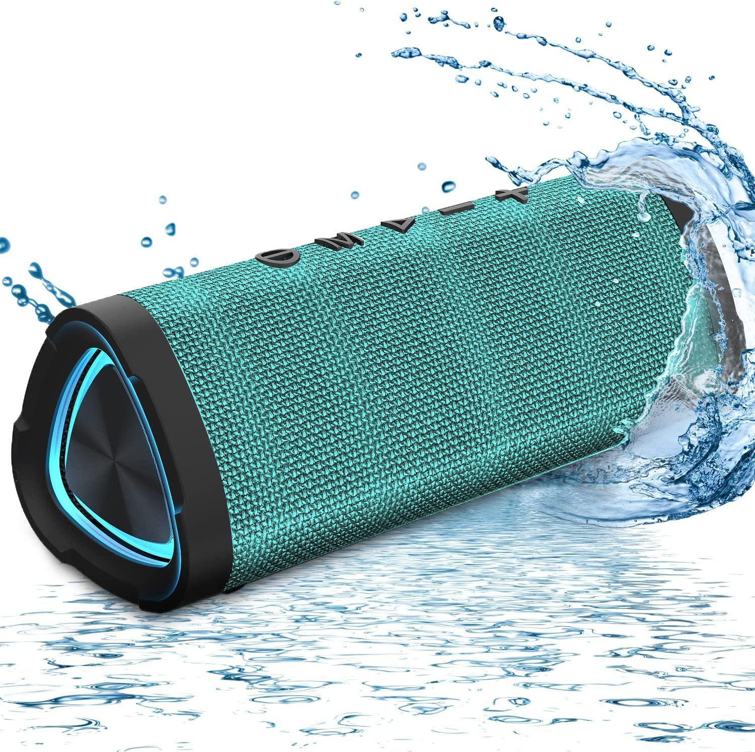 Vanzon V40 Portable Bluetooth Speaker - 24W Loud Stereo Sound, TWS Pairing, 24H Playtime, IPX7 Waterproof (Light Green) | Perfect for Outdoor Adventures, Pool Parties & Travel