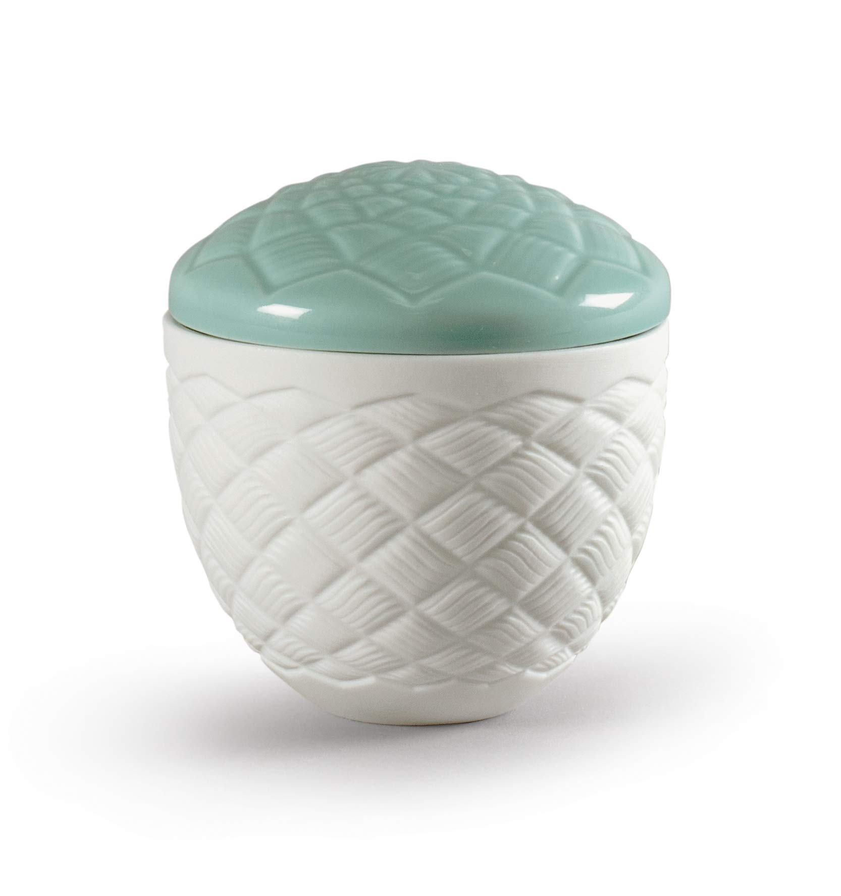 LLADRÓ Porcelain Tea Box - Elegant Handcrafted Tea Storage for Home & Office | Perfect for Organizing Tea Bags, Herbs & Accessories