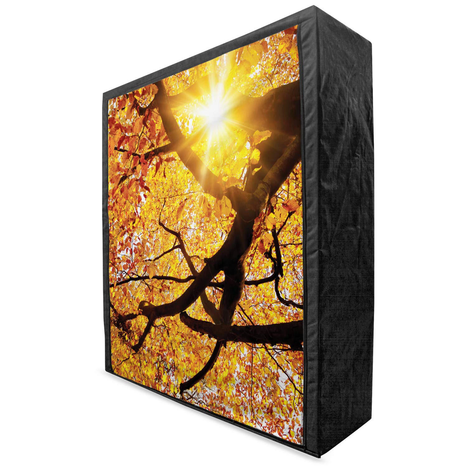 Ambesonne Portable Fabric Wardrobe with Shelves - 59