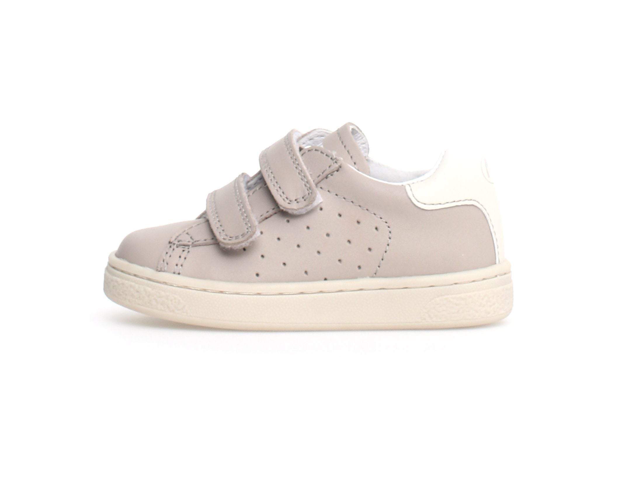 Naturino Hasselt 2 VL Kids Sneakers for Boys & Girls - Beige/Milk Color | Comfortable School Shoes & Playtime Footwear
