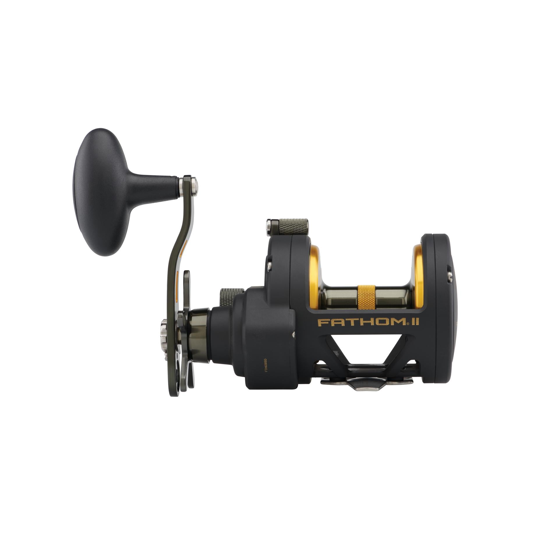 PENN Fathom™ II Star Drag Conventional Fishing Reel - Saltwater & Freshwater Fishing Gear for Offshore, Surf, and Boat Anglers
