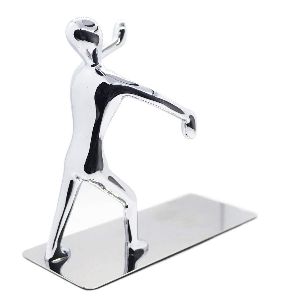 Heavy Duty Stainless Steel Bookends for Shelves - Non-Slip Office & Library Book Holder for Books, CDs, DVDs, Video Games & Magazines - Perfect Gift for Book Lovers (1 Piece) - Ideal for Home Office, School, Kids Room & Bookshelf Organization