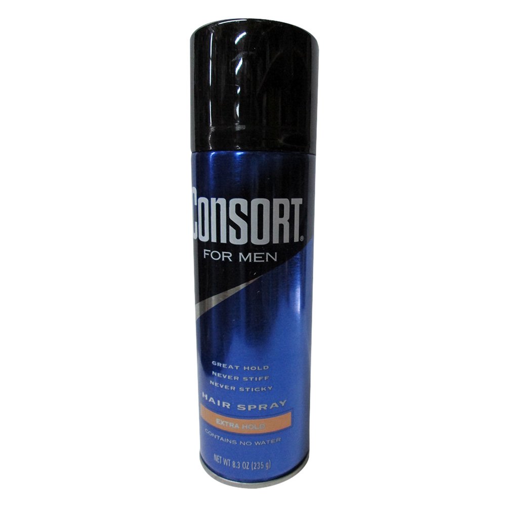 Consort For Men Strong Hold Hair Spray Aerosol - 8.30 oz (Pack of 11) | Long-Lasting Styling for Professional Look, Weddings & Daily Grooming