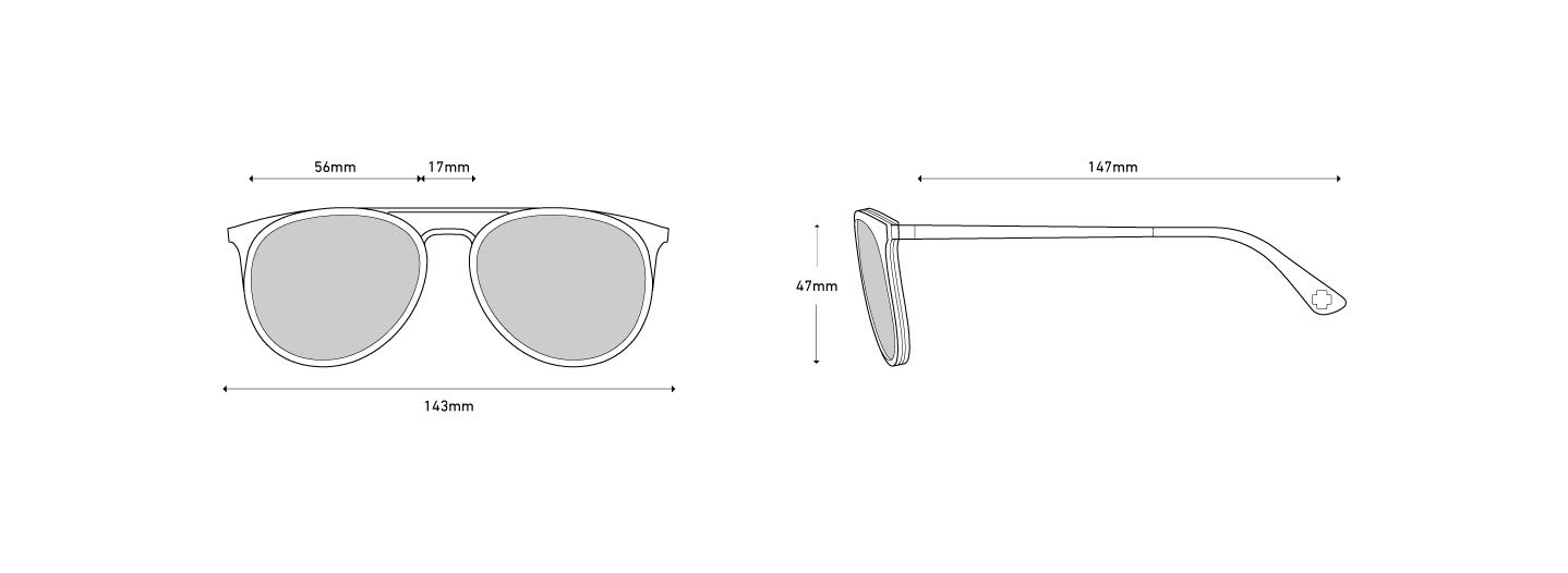 Spy TODDY Polarized Sunglasses for Men & Women - UV Protection, Fashionable Aviator Style - Perfect for Driving, Beach, and Outdoor Activities
