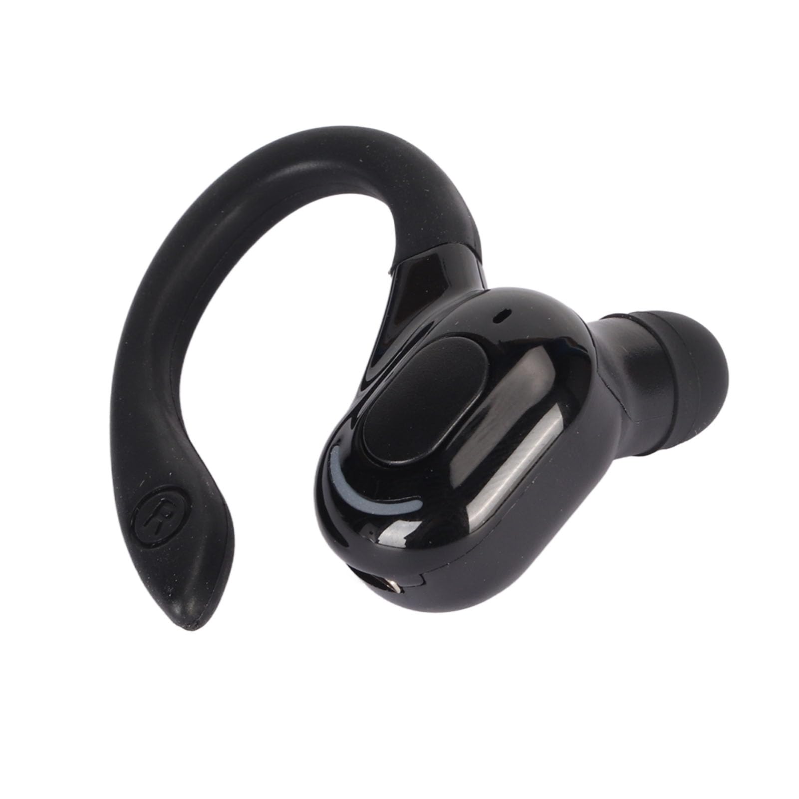 Yunseity 5.2 Bluetooth Headset with HD Calls & Noise Cancellation - Single Ear Business Headphone for Driving, Meetings, Phone Calls - Wireless Earpiece for Office, Commuting, Remote Work (Black)