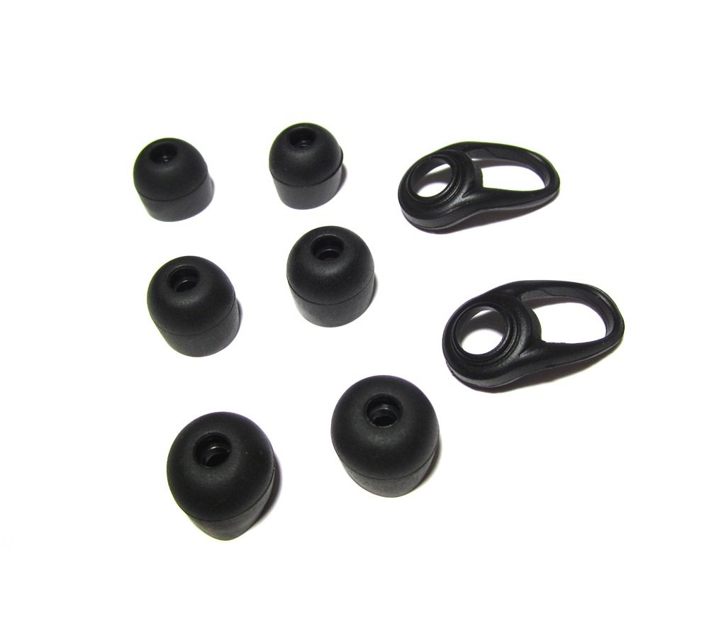 Ergo Earbuds with S/M/L Silicone Ear Tips - Replacement Earpads Compatible with Plantronics BackBeat Go Wireless Headphones | Perfect for Workouts, Commuting & Music Listening