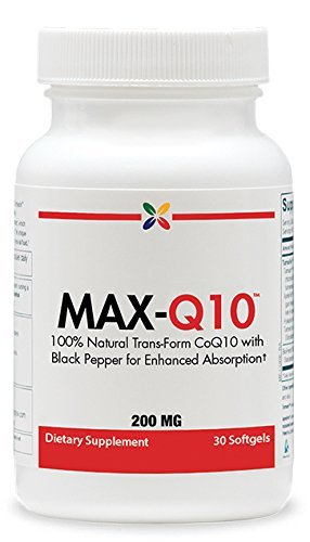 Premium 200mg Trans-Form CoQ10 Supplement - Kaneka Q10 USA Made - 6 Pack (30 Softgels per Bottle) - Supports Heart Health, Energy & Cellular Function - Ideal for Adults Seeking Antioxidant Boost