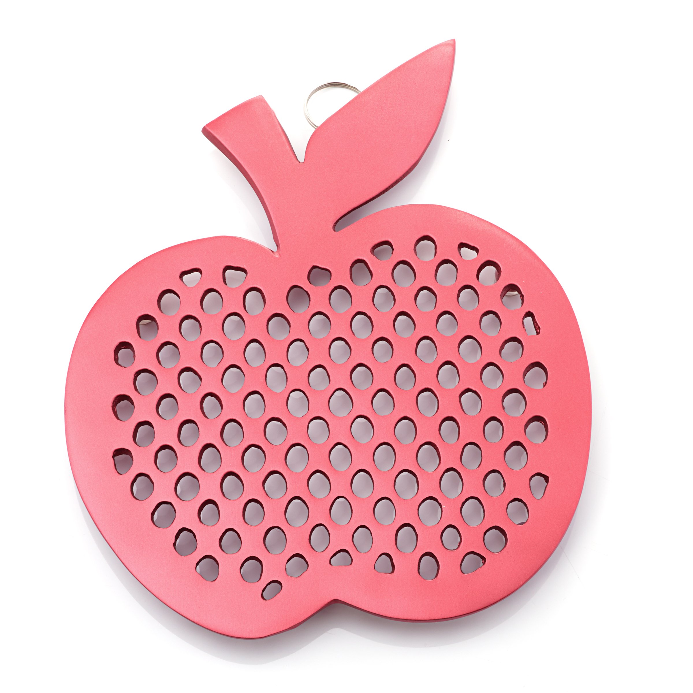 Old Dutch 377RD Red Trivet - Heat Resistant Kitchen Trivet for Pots, Pans, and Hot Dishes - Perfect for Dining Tables, Countertops, and Outdoor Picnics