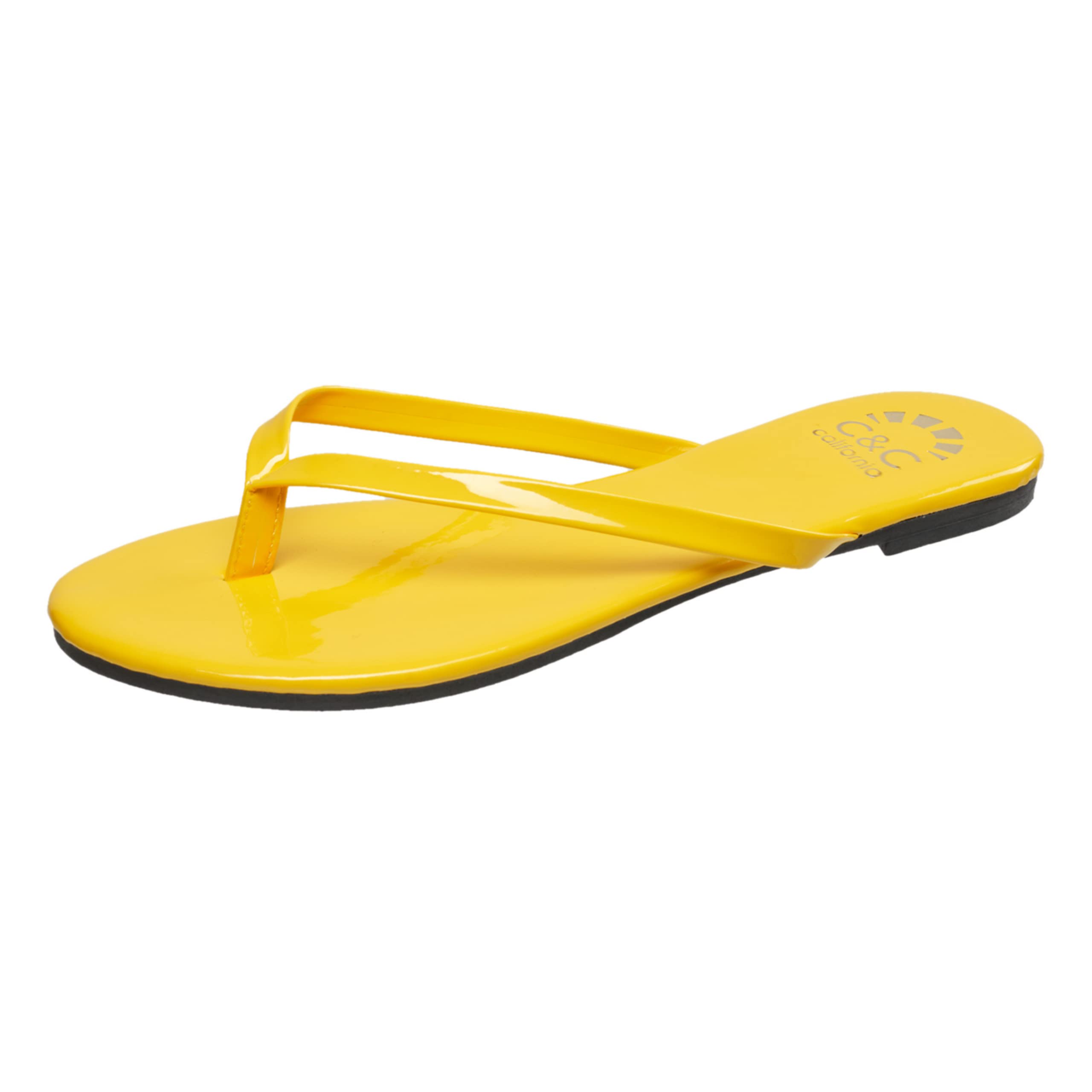C&C CALIFORNIA Women's Flip Flops - Comfortable Beach Sandals with Thong Strap | Cute Slip-On Summer Slippers for Pool, Vacation & Casual Wear | Fashionable Flat Sandals for Women