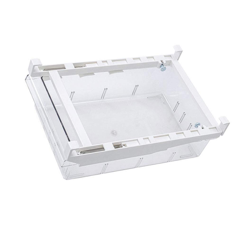 Cabilock Plastic Storage Bins - Fridge Egg Organizer & Drawer Organizer - Refrigerator Shelf Storage Bins for Under Shelf Organization - Perfect for Kitchen, Pantry, and Office Storage