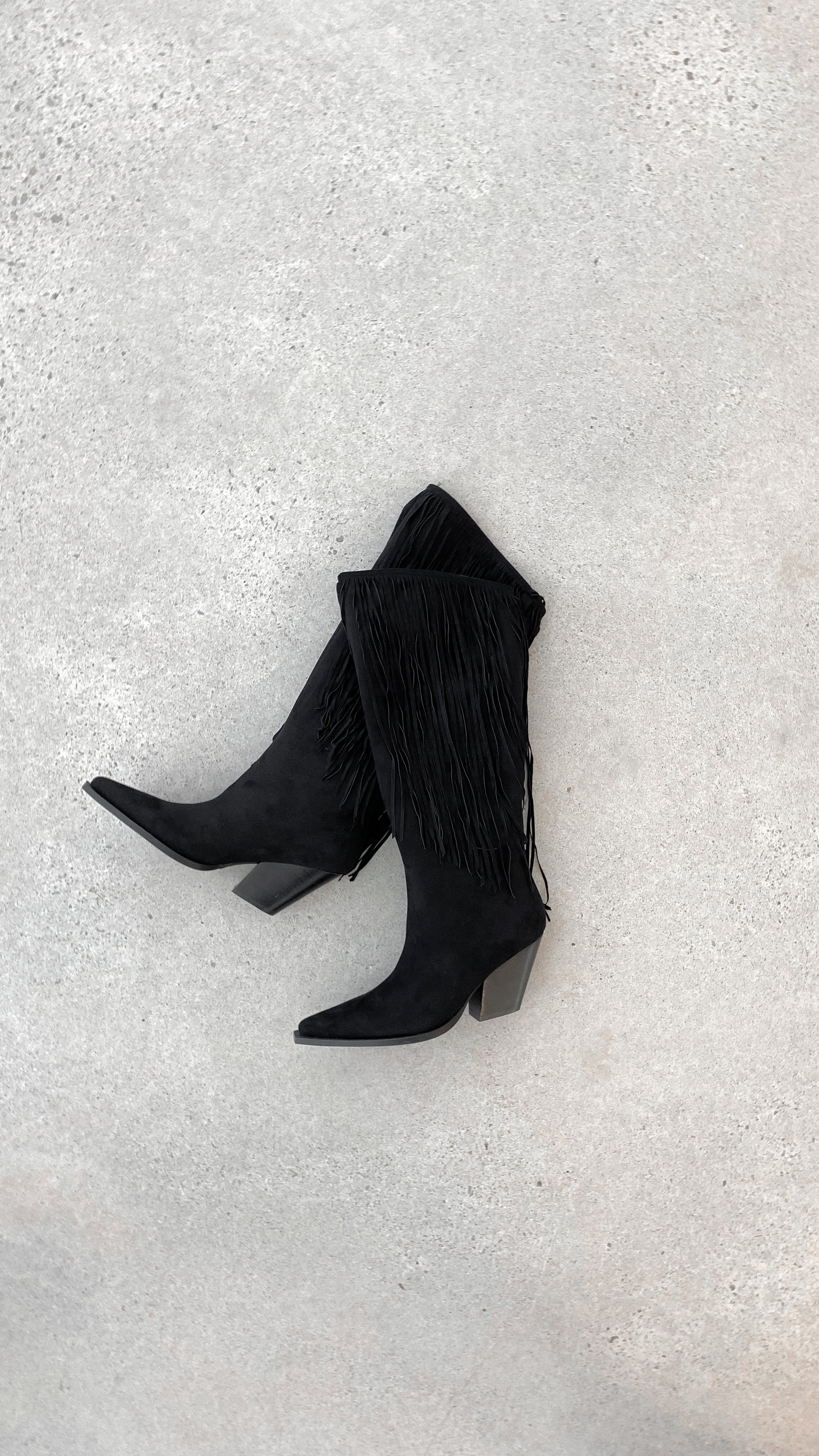 Evette Black Suede Boots for Women - Comfortable Ankle Booties with Low Heel | Perfect for Office, Date Night & Fall Fashion