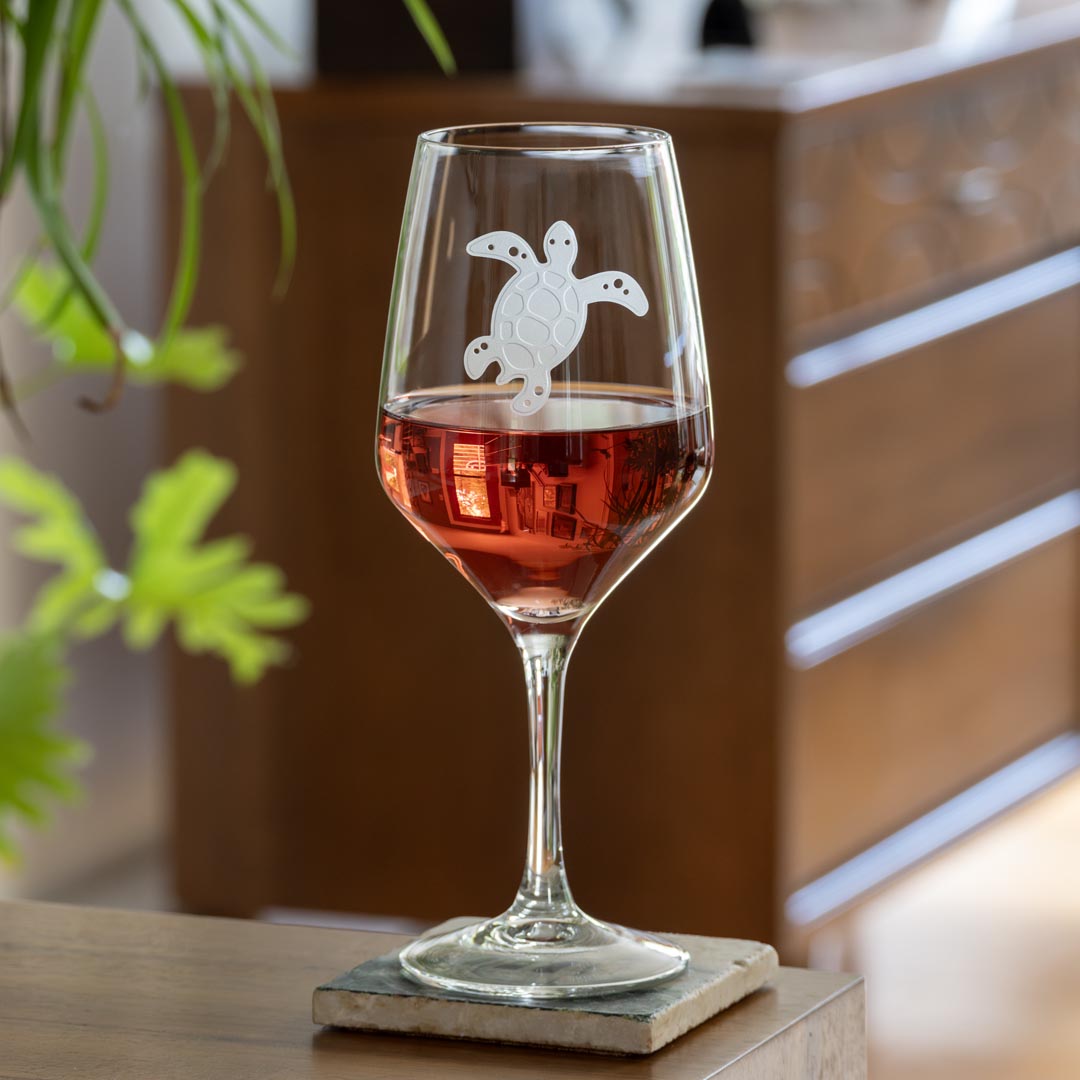 Premium 19.75oz Turtle All-Purpose Wine Glasses Set of 12 - Perfect for Parties, Weddings, Restaurants & Home Entertaining
