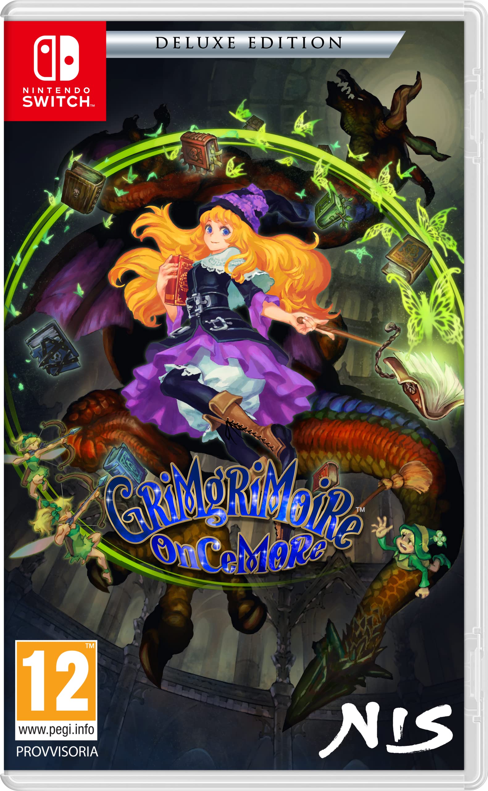 GrimGrimoire OnceMore - Nintendo Switch Game | Fantasy Strategy RPG | Adventure & Magic Battles | Perfect for Fans of Tactical Games & Anime-Style Storytelling