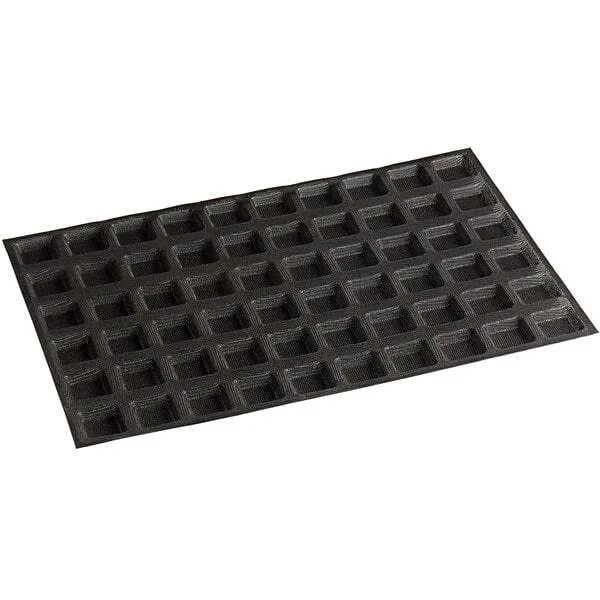 Silform Mini Squares 60-Piece Silicone Mold Set for Baking, Candy Making & Chocolate - Perfect for DIY Desserts, Cupcake Toppers & Party Treats