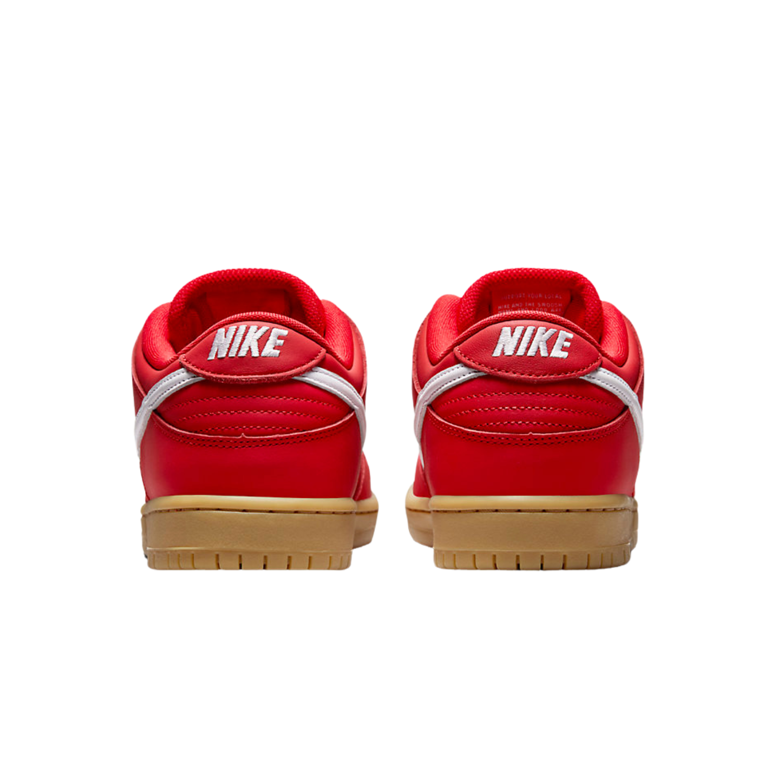 Nike SB Dunk Low Sneakers - University Red, White & Gum Light Brown - Men's Skateboarding Shoes for Gym & Street Wear