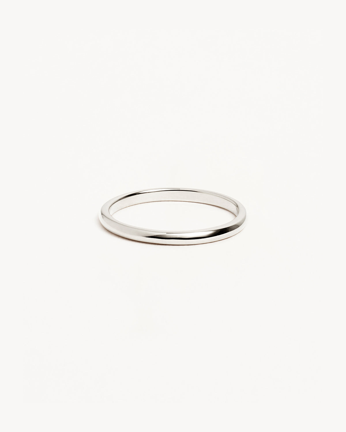 14k Solid White Gold Bold Purity Ring for Women - Durable & Hypoallergenic Wedding Band, Promise Ring or Anniversary Gift - Perfect for Everyday Wear & Special Occasions