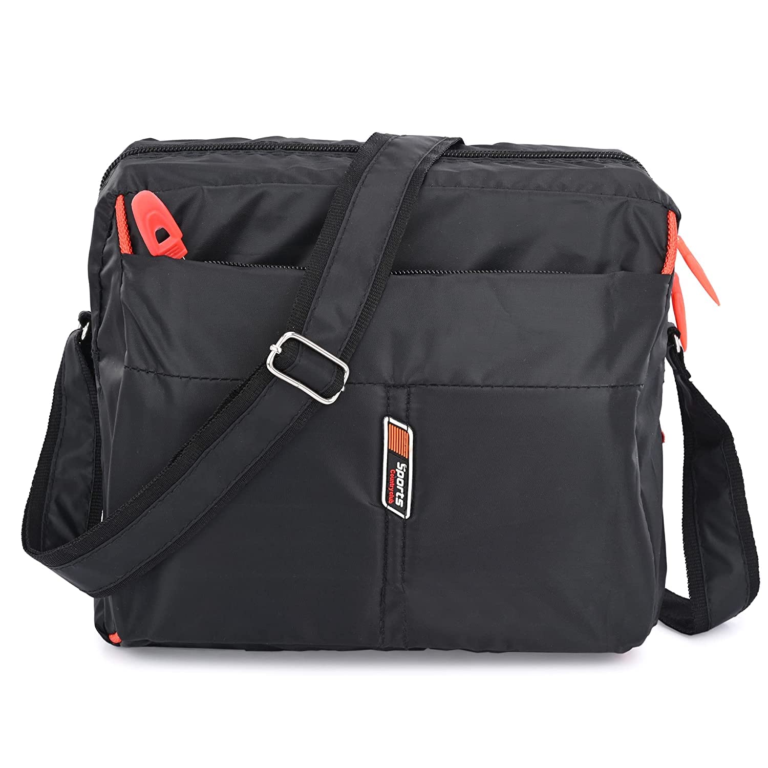Auvella Unisex Nylon Crossbody Sling Bag - Lightweight Travel Messenger Bag for Men & Women - Perfect for Office, Business, Commuting & Outdoor Adventures