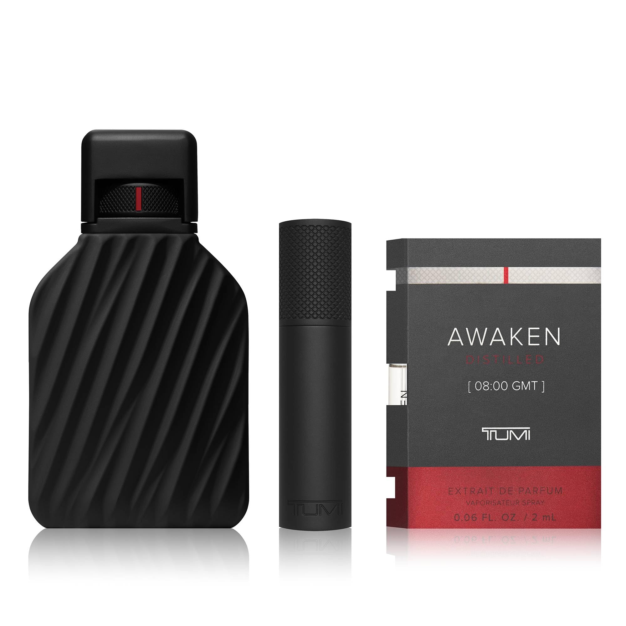 TUMI 19 Degree Men's Cologne - Bold Woody Perfume with Leather & Amber Notes - Long Lasting Fragrance for Men - Gift Set for Date Night & Special Occasions