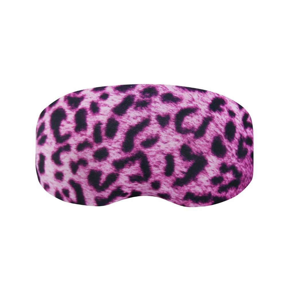 Coolmasc Ski Goggle Cover - Leopard Print Protective Case for Snowboarding & Winter Sports Gear Accessories - Perfect for Ski Trips, Mountain Adventures & Gear Storage