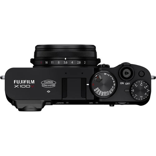Fujifilm X100V Digital Camera 26.1MP APS-C Mirrorless Camera with 23mm F2 Lens - Black & Silver Edition for Street Photography & Travel Vlogging