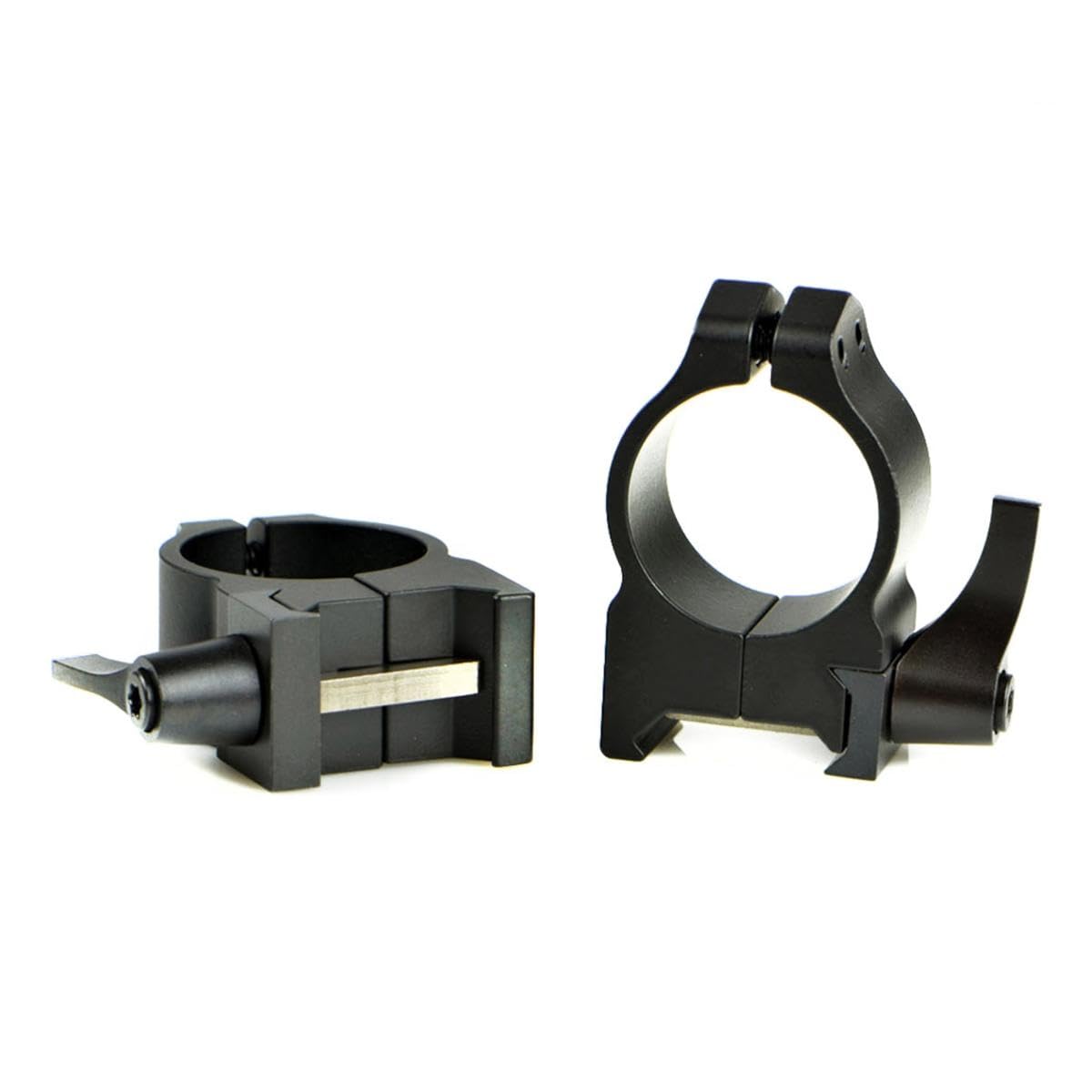 WARNE 222LM Maxima Quick Detach 34mm Scope Rings - Sintered Steel, Vertical Split, High Matte Finish for Rifle Optics | Perfect for Hunting, Shooting & Tactical Applications