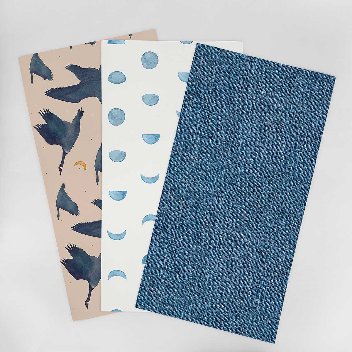 Kids Wallpaper Sample - Blue & Similar Tones 002 | Nursery, Bedroom & Playroom Decor