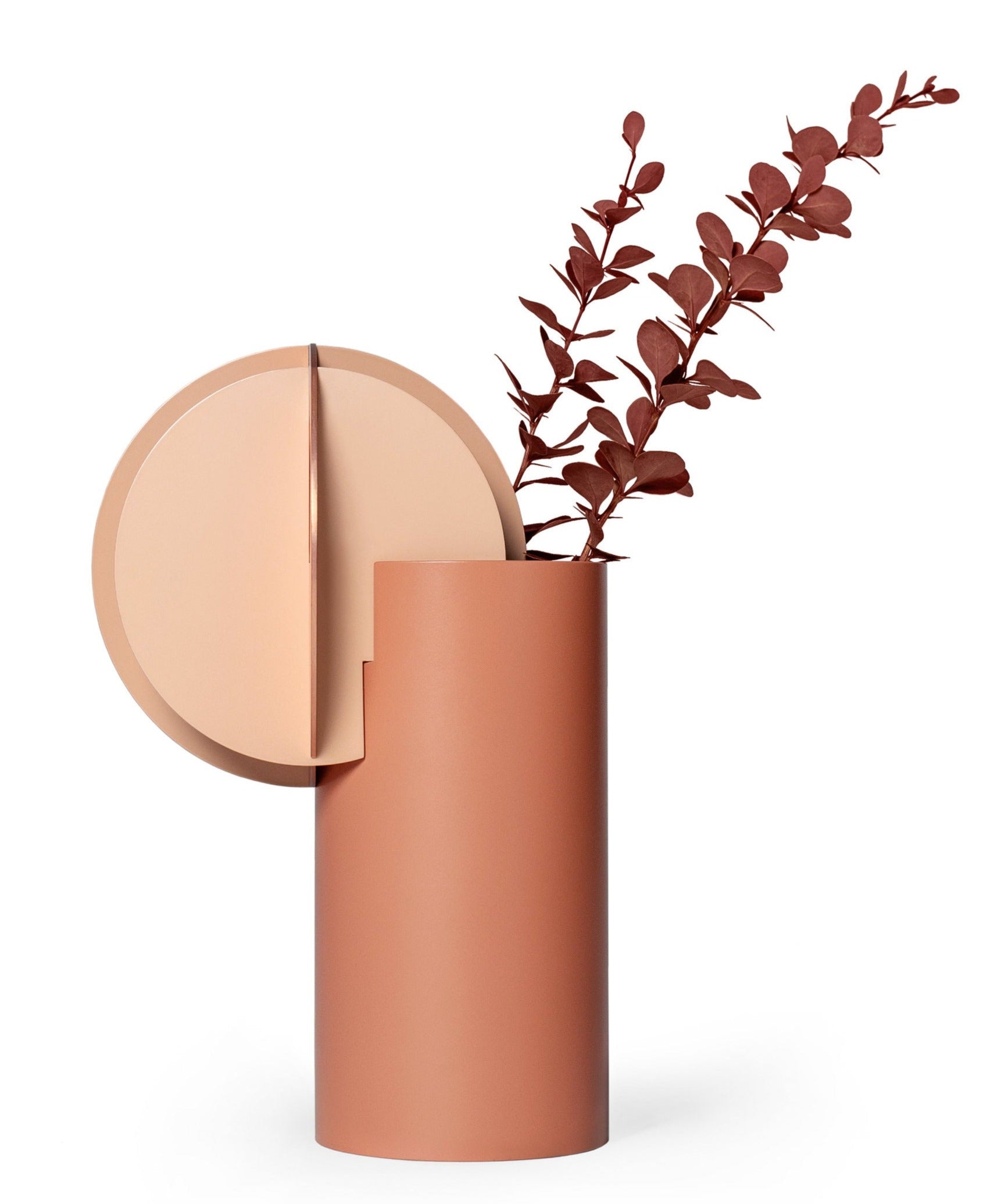 Noom Delaunay Vase CS7 - Modern Ceramic Home Decor for Living Room, Bedroom & Office - Elegant Flower Vase for Fresh & Artificial Floral Arrangements