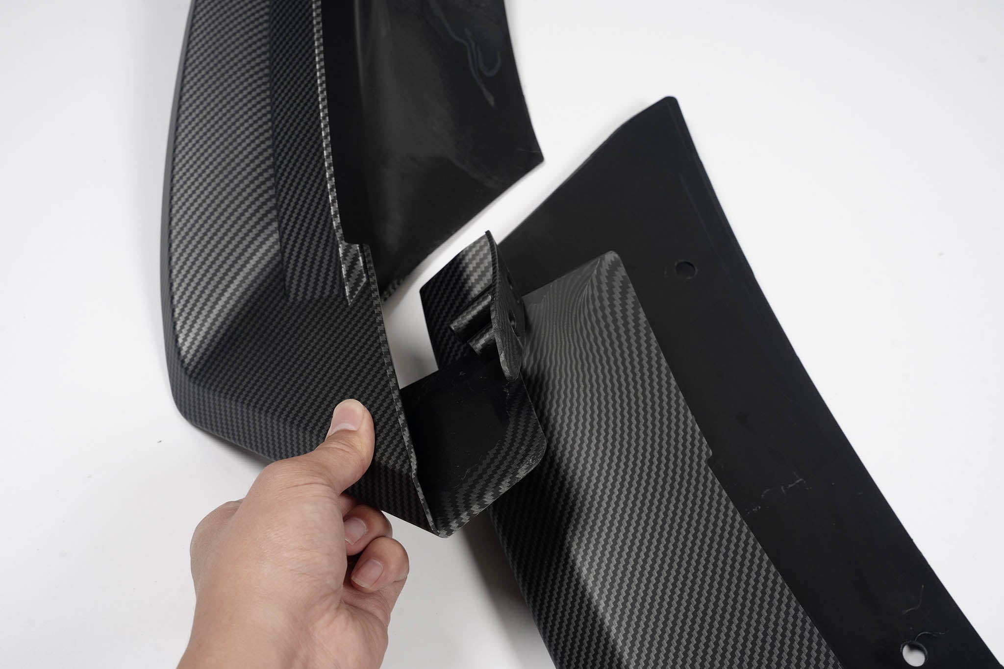 High-Performance Front Lip Spoiler for Tesla Model 3 Highland 2024 - Carbon Fiber Car Body Kit - Enhance Aerodynamics & Sporty Look - Perfect for Street Racing & Car Shows