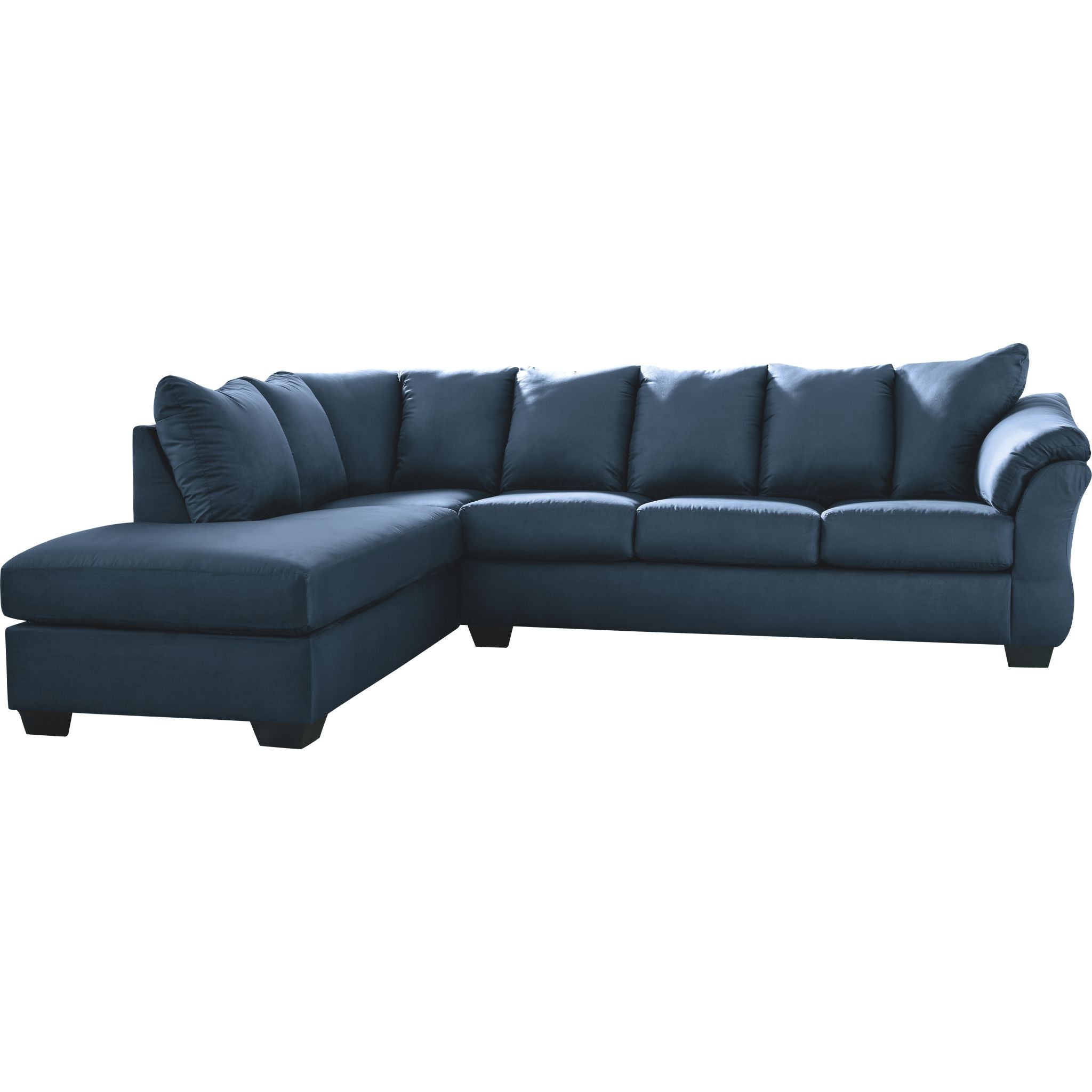 Darcy 2-Piece Sectional Sofa Set - Modern L-Shaped Couch for Living Room, Family Room & Apartment | Comfortable Fabric Upholstery with Reversible Chaise