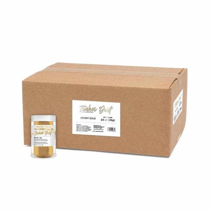 Wholesale Bright Gold Tinker Dust® Glitter for Crafts, DIY Projects, and Party Decorations | Premium Cosmetic Grade Glitter for Nails, Makeup, and Art Supplies