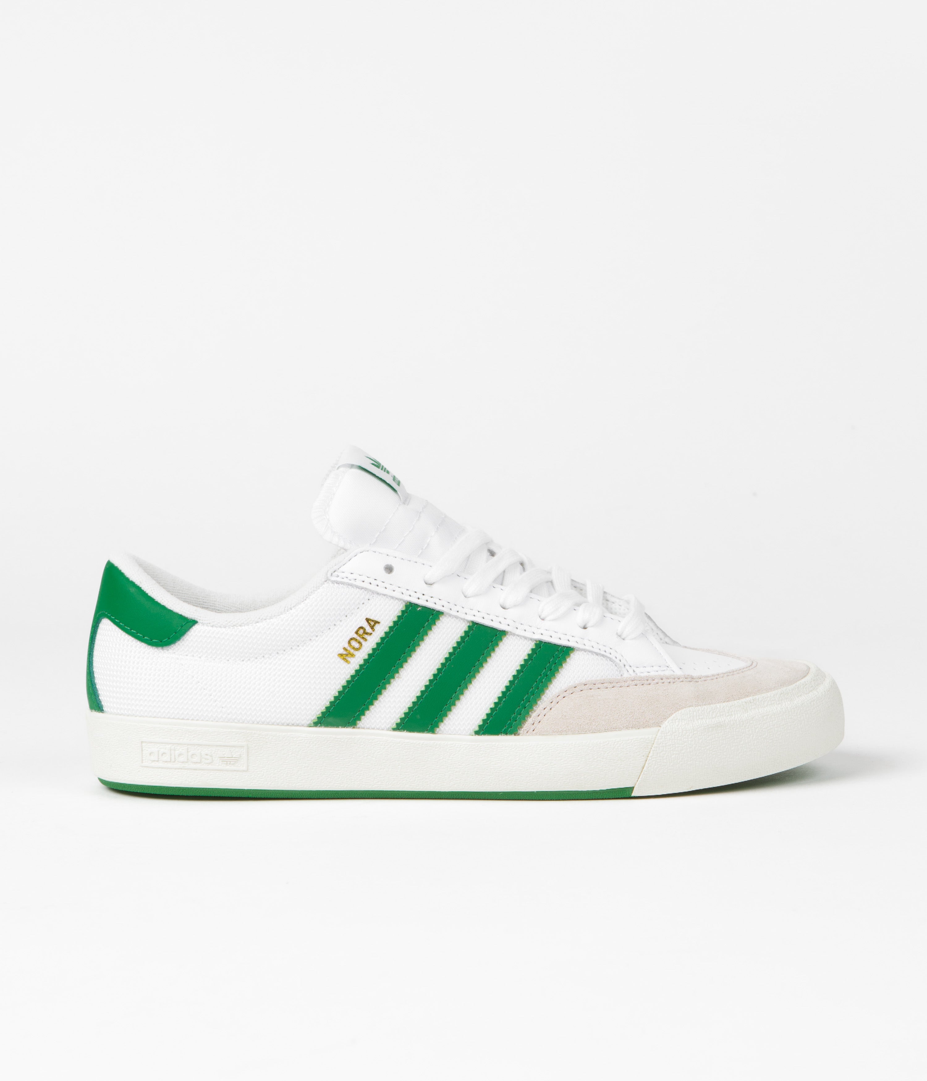 Adidas Nora Women's Running Shoes - Lightweight & Comfortable Sneakers in White/Green for Jogging, Gym & Casual Wear