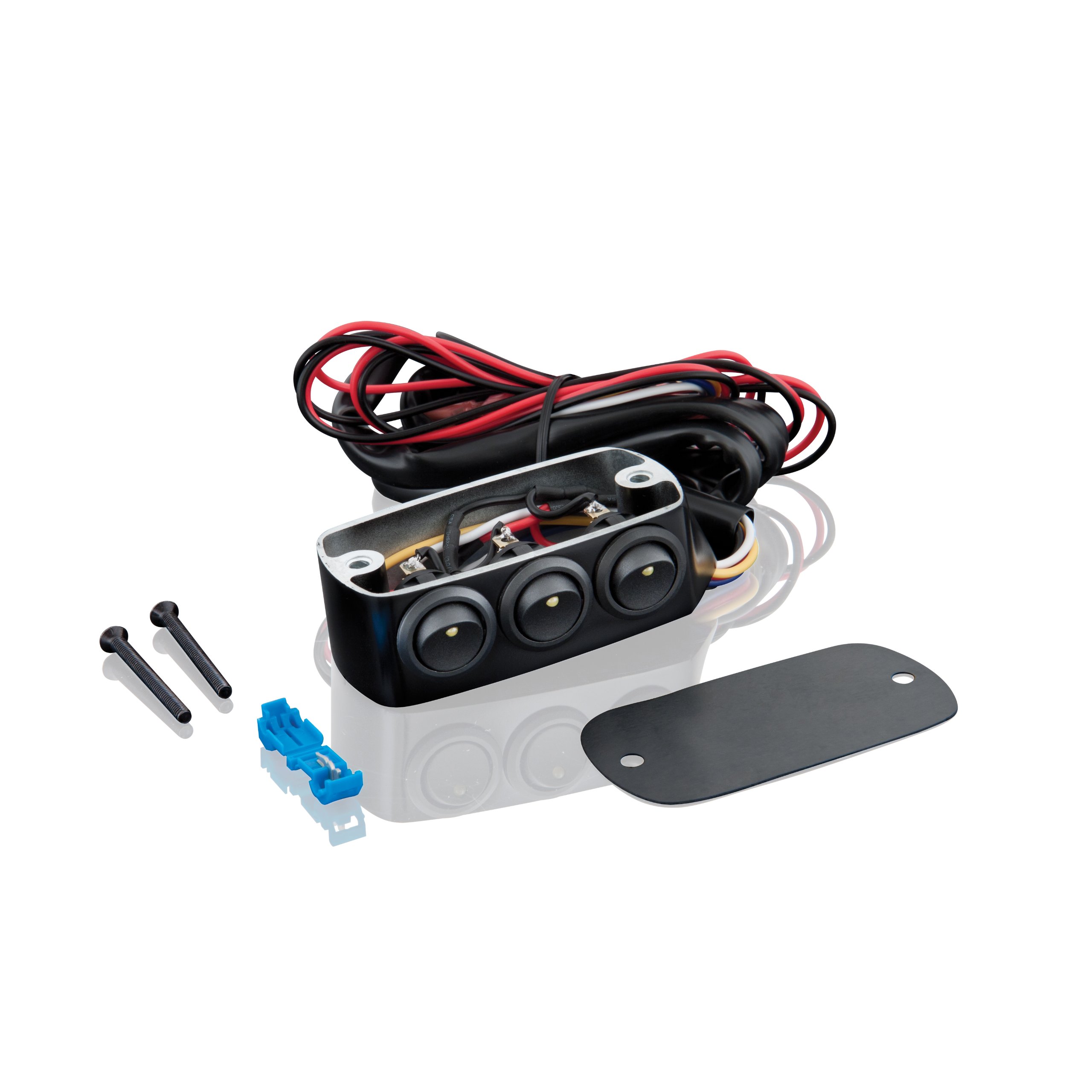 Show Chrome Accessories 52-705LMA Matte Black Clutch Side Switch Block - Motorcycle Clutch Control Lever for Harley Davidson, Indian & Cruiser Bikes - Perfect for Custom Builds & Performance Upgrades