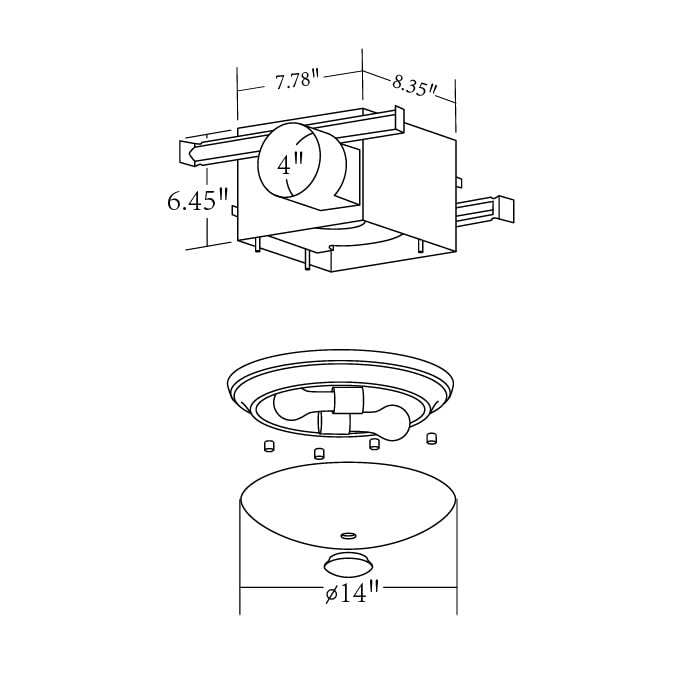 Good Housekeeping 81021 Abbey Decorative Bathroom Exhaust Fan with Light, Medium Size in Chrome & Porcelain - Perfect for Bathroom Ventilation and Stylish Home Decor